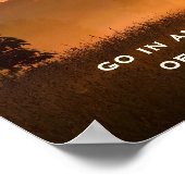 Joshua 1:11聖なる書物、 経典土地所有 ポスター (角)