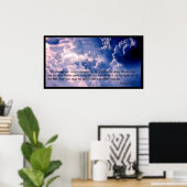 Joshua 1:7ポスター ポスター (ホームオフィス)