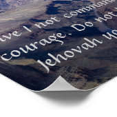 Joshua 1:9ポスター ポスター (角)