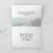 Joshua 1:9強く勇敢な聖書の聖句を行う カード (内部)