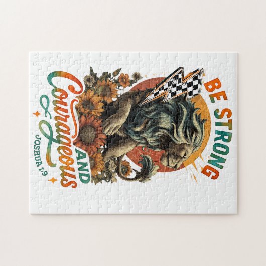 Joshua 1:9 ジグソーパズル (横)