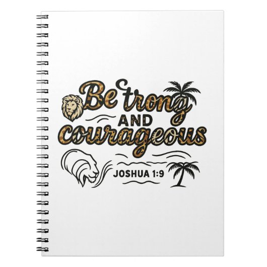 Joshua 1:9 ノートブック (正面)