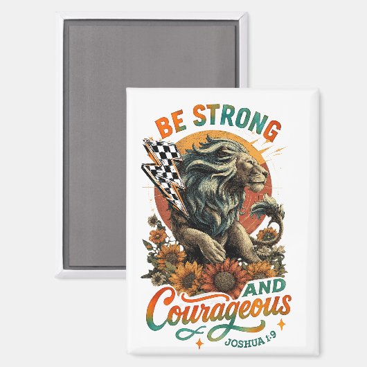 Joshua 1:9  マグネット (正面/裏面)