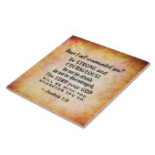 Joshua 1:9 Be strong and hearful, Bible Verse タイル (側面)