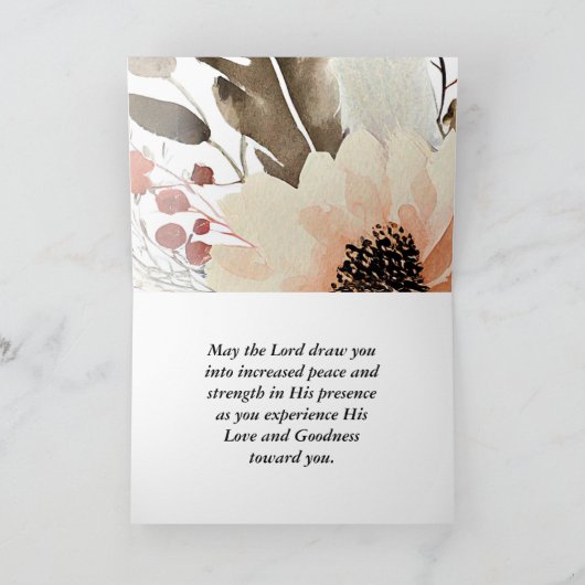 Joshua 1 9 Be strong Be Brave Bible Verse カード (内部)