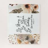 Joshua 1 9 Be strong Be Brave Bible Verse ジグソーパズル (縦)