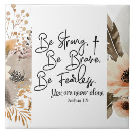 Joshua 1 9 Be strong Be Brave Bible Verse タイル