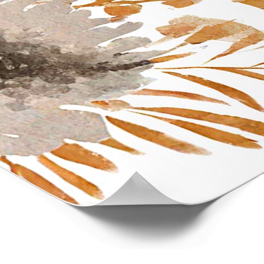 Joshua 1 9 Be strong Be Brave Bible Verse ポスター (角)