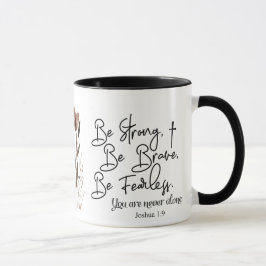 Joshua 1 9 Be strong Be Brave Bible Verse マグカップ