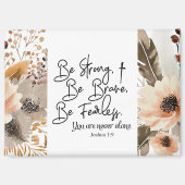 Joshua 1 9 Be strong Be Brave Bible Verse マグネット (正面)