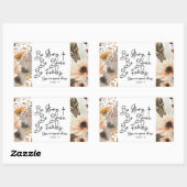 Joshua 1 9 Be strong Be Brave Bible Verse 長方形シール (シート)