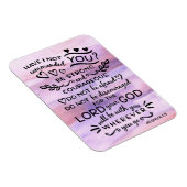 Joshua 1 9 Be Strong Bible聖なる書物、 経典節 マグネット (右側)