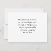 Joshua 1 9 Be strong Brave Bible Verse Flat Card (裏面)