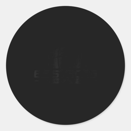 Joshua 1_9-strong & Courageous Basketball Them ラウンドシール (正面)