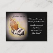 Joshua 24:15 "この日を選ぶ" 名刺 (正面)