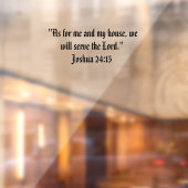 Joshua 24:15 ウィンドウサイン (シート2)