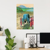 Joshua 3 God Stops the Jordan River poster ポスター (ホームオフィス)