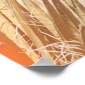 Joshua Treeのカラー光漏れ大きい石 ポスター (角)