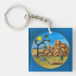 Joshua Tree- Fish Rock Button キーホルダー