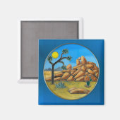 Joshua Tree- Fish Rock Button マグネット (正面/裏面)