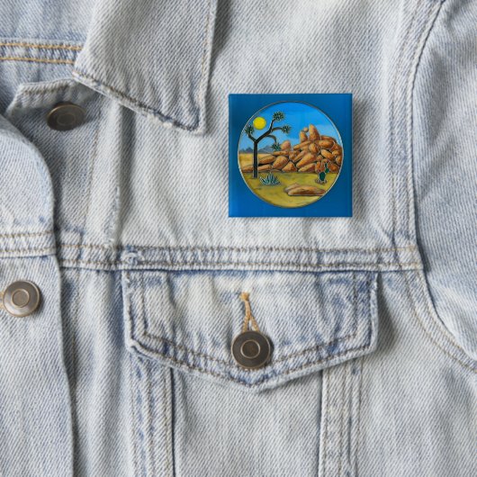 Joshua Tree- Fish Rock Button 缶バッジ (インサイチュ)