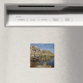 Joshua Tree Iでのバーカーダムの反射 マグネット (インサイチュ (食洗機))