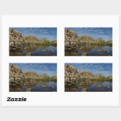 Joshua Tree Iでのバーカーダムの反射 長方形シール (シート)