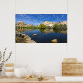 Joshua Tree IIでのバーカーダムの反射 ポスター (キッチン)