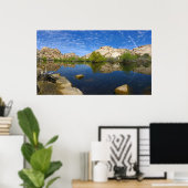 Joshua Tree IIでのバーカーダムの反射 ポスター (ホームオフィス)