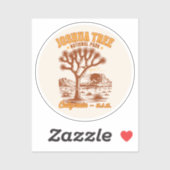 Joshua Tree Landscape Art for Nature Lovers シール (シート)