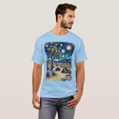 Joshua Tree Mojave Desert Hiking Modern Dreamlike Tシャツ (正面フル)