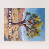 Joshua Tree National Park California Travel Art ジグソーパズル (横)