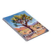 Joshua Tree National Park California Travel Art ノートブック (右側)