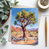 Joshua Tree National Park California Travel Art ポストカード