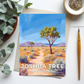 Joshua Tree National Park California Watercolor ポストカード