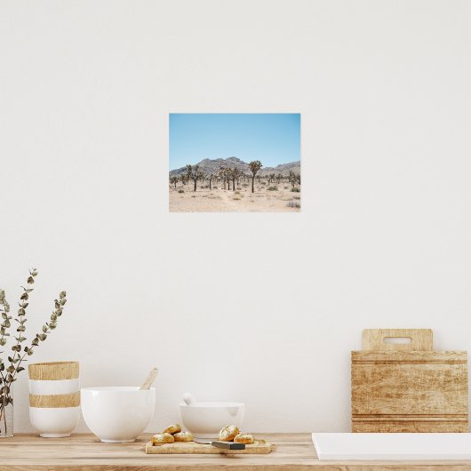 Joshua Tree Park Print Poster Paper (Semi-Gloss) ポスター (キッチン)