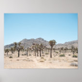 Joshua Tree Park Print Poster Paper (Semi-Gloss) ポスター (正面)