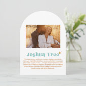 Joshua Tree Table Number 招待状 (スタンド正面)