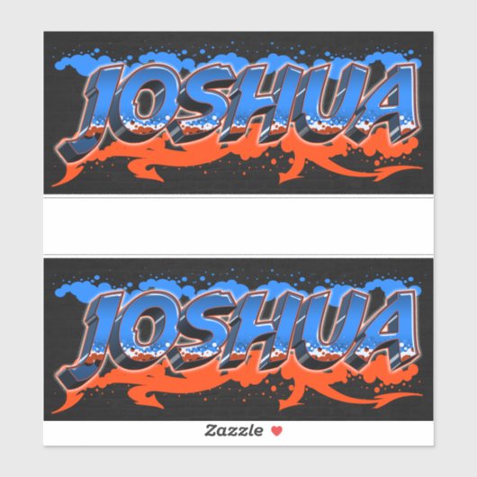 Joshua Vorname Name Graffiti Aufkleber Sticker シール (シート)