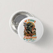 Joshus 1:9  缶バッジ (正面&裏面)