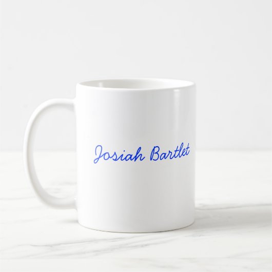 Josiah Bartlet Presidentailのマグ コーヒーマグカップ (左)