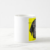 josieyellow、"yoのmutha" - JosieのperronへのWoof… コーヒーマグカップ (中央)