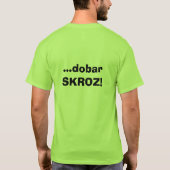 Josip Broz Dobar Skroz Tシャツ (裏面)