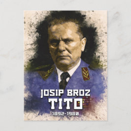 Josip Broz Tito 1892年～1980年SFRJ会長 ポストカード