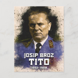 Josip Broz Tito 1892年～1980年SFRJ会長 ポストカード