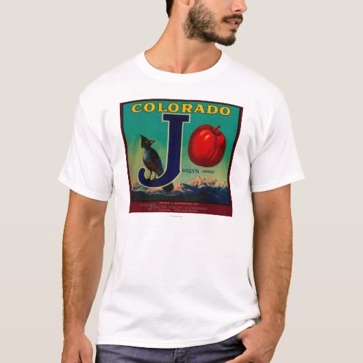 Joslyn Appleの木枠のラベル Tシャツ (正面)