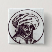 Josquin des Pres 缶バッジ (正面)