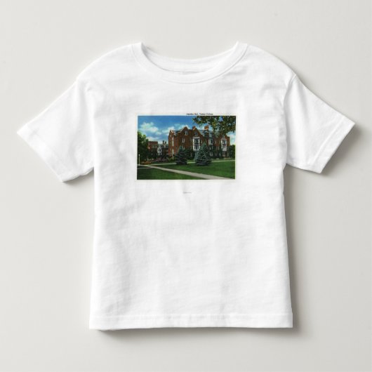 JosselynホールのVassarの大学の外観 トドラーTシャツ (正面)