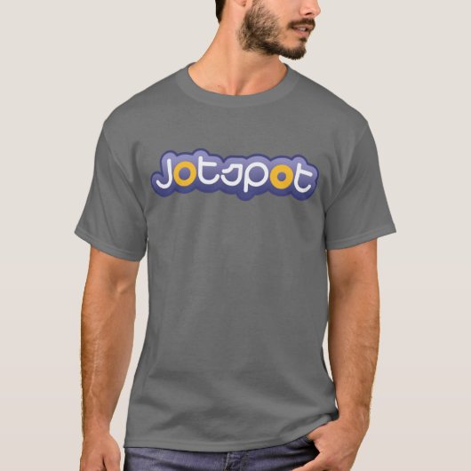 JotSpotのダークグレーのティー Tシャツ (正面)