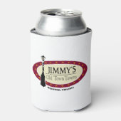 JOTTロゴMEDIUMwhiteletterクーラーボックス 缶クーラー (缶正面)